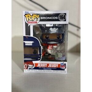 FUNKO POP NFL FOOTBALL: DENVER BRONCOS JERRY JEUDY 10 (HOME JERSEY) #164 NEW